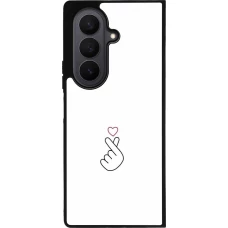 Samsung Galaxy Z Fold7 Case Hülle - Silikon schwarz Valentine 2024 heat by Millennials