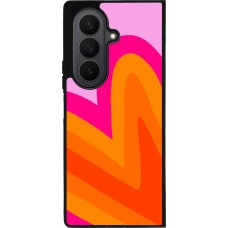 Samsung Galaxy Z Fold7 Case Hülle - Silikon schwarz Valentine 2024 heart gradient