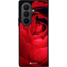 Samsung Galaxy Z Fold7 Case Hülle - Silikon schwarz Valentine 2022 Rose