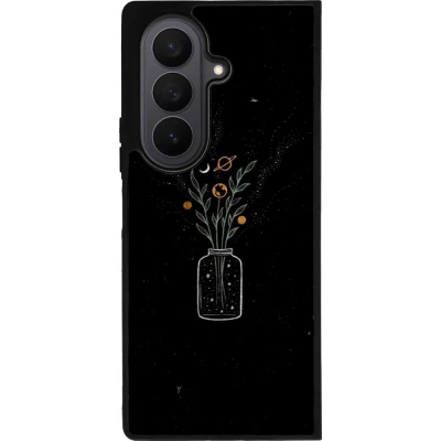 Coque Samsung Galaxy Z Fold7 - Silicone rigide noir Vase black