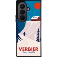 Samsung Galaxy Z Fold7 Case Hülle - Silikon schwarz Verbier Cabane Mont-Fort