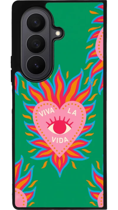 Samsung Galaxy Z Fold7 Case Hülle - Silikon schwarz Viva la vida 2026