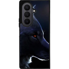 Samsung Galaxy Z Fold7 Case Hülle - Silikon schwarz Wolf Shape