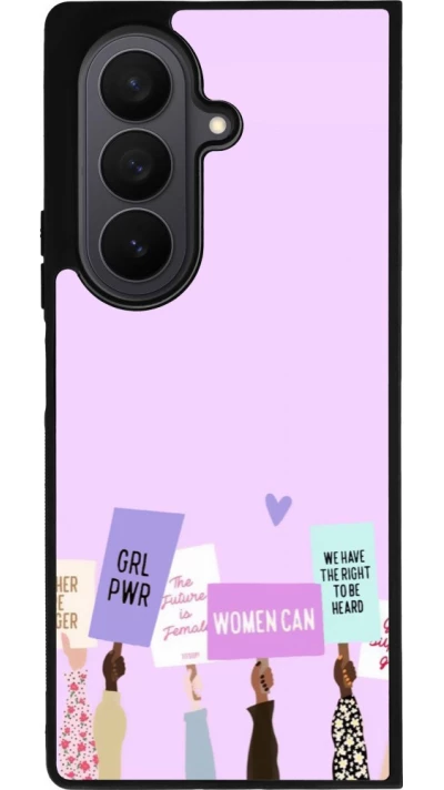 Samsung Galaxy Z Fold7 Case Hülle - Silikon schwarz Womens day 2026 9
