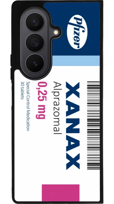 Samsung Galaxy Z Fold7 Case Hülle - Silikon schwarz Xanax Alprazolam 2025