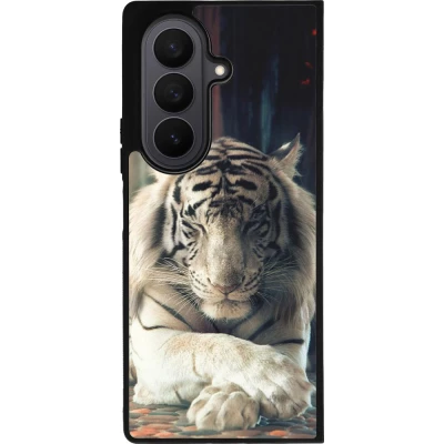 Coque Samsung Galaxy Z Fold7 - Silicone rigide noir Zen Tiger