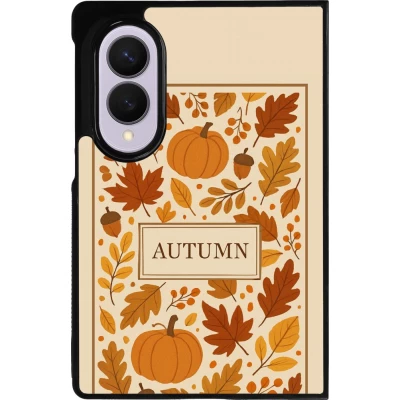 Coque Samsung Galaxy Z Fold8 - Silicone rigide noir Autumn 26 Hello autumn