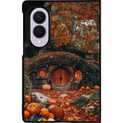 Samsung Galaxy Z Fold8 Case Hülle - Silikon schwarz Autumn 26 Hobbit house