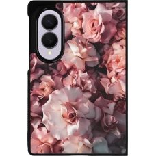Samsung Galaxy Z Fold8 Case Hülle - Silikon schwarz Beautiful Roses