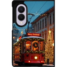 Samsung Galaxy Z Fold8 Case Hülle - Silikon schwarz Christmas 25 Xmas Train