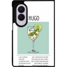 Coque Samsung Galaxy Z Fold8 - Silicone rigide noir Cocktail recette Hugo