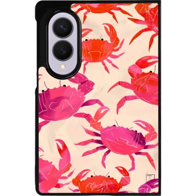 Coque Samsung Galaxy Z Fold8 - Silicone rigide noir Crabs Paint