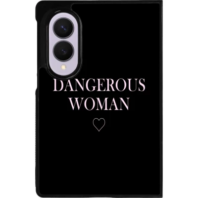 Coque Samsung Galaxy Z Fold8 - Silicone rigide noir Dangerous woman