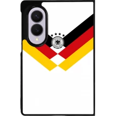 Coque Samsung Galaxy Z Fold8 - Silicone rigide noir Maillot de football Allemagne 2026 personnalisable