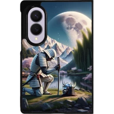 Samsung Galaxy Z Fold8 Case Hülle - Silikon schwarz Samurai Katana Mond
