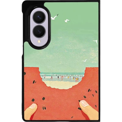 Samsung Galaxy Z Fold8 Case Hülle - Silikon schwarz Views through a watermelon Summer 2026