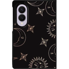 Samsung Galaxy Z Fold8 Case Hülle - Silikon schwarz Suns and Moons