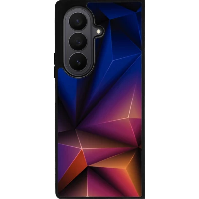 Coque Samsung Galaxy Z Fold8 Ultra - Silicone rigide noir Abstract Triangles 