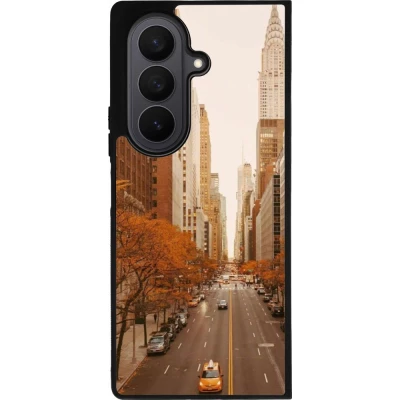 Samsung Galaxy Z Fold8 Ultra Case Hülle - Silikon schwarz Autumn 2024 New York city