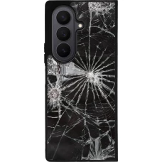 Coque Samsung Galaxy Z Fold8 Ultra - Silicone rigide noir Broken Screen