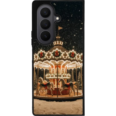 Samsung Galaxy Z Fold8 Ultra Case Hülle - Silikon schwarz Christmas 25 Carousel