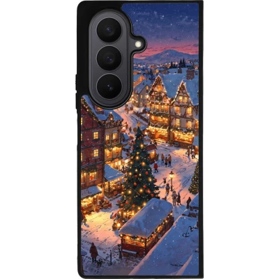 Samsung Galaxy Z Fold8 Ultra Case Hülle - Silikon schwarz Christmas 25 Xmas Village
