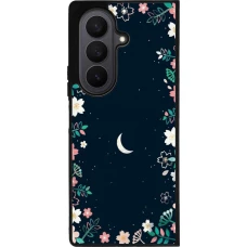 Coque Samsung Galaxy Z Fold8 Ultra - Silicone rigide noir Flowers space