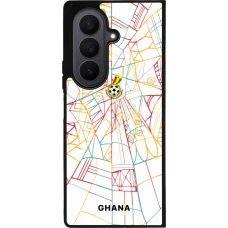 Samsung Galaxy Z Fold8 Ultra Case Hülle - Silikon schwarz Ghana 2026 personalisierbares Fussballtrikot