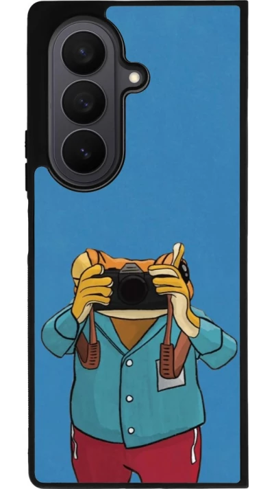 Coque Samsung Galaxy Z Fold8 Ultra - Silicone rigide noir Frog with camera DTMF