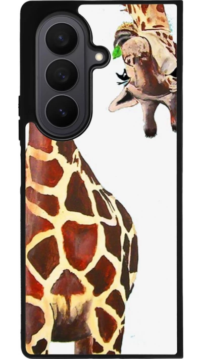 Coque Samsung Galaxy Z Fold8 Ultra - Silicone rigide noir Giraffe Fit