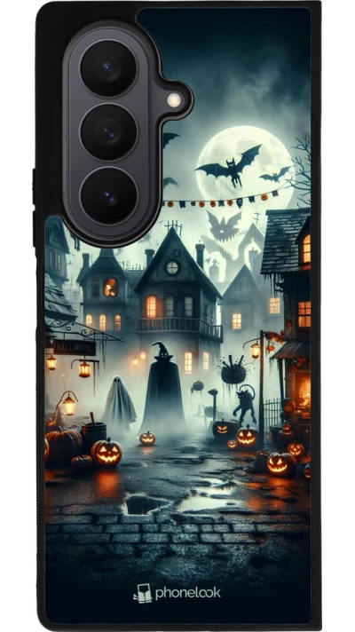 Coque Samsung Galaxy Z Fold8 Ultra - Silicone rigide noir Halloween Spookville