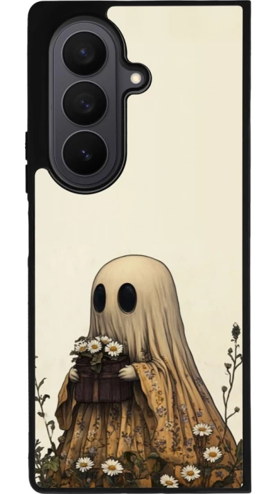 Coque Samsung Galaxy Z Fold8 Ultra - Silicone rigide noir Halloween 2025 Ghost gardener