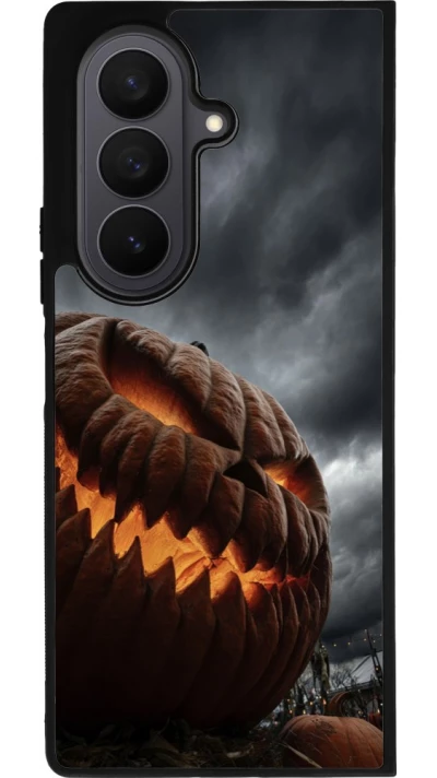 Coque Samsung Galaxy Z Fold8 Ultra - Silicone rigide noir Halloween 2026 The Wicked Pumpkin