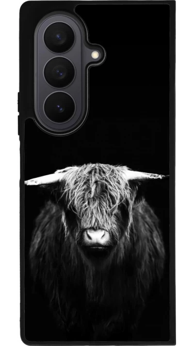 Coque Samsung Galaxy Z Fold8 Ultra - Silicone rigide noir Highland calf black