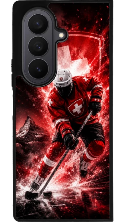 Coque Samsung Galaxy Z Fold8 Ultra - Silicone rigide noir Hockey World Championship Player