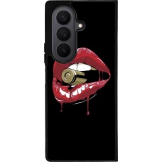 Samsung Galaxy Z Fold8 Ultra Case Hülle - Silikon schwarz Lips bullet
