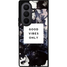 Coque Samsung Galaxy Z Fold8 Ultra - Silicone rigide noir Marble Good Vibes Only
