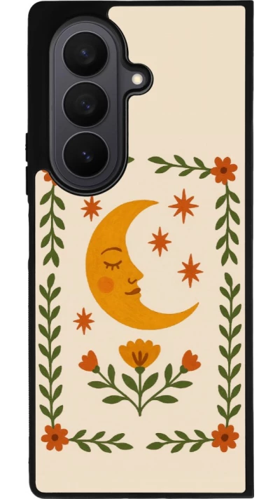 Coque Samsung Galaxy Z Fold8 Ultra - Silicone rigide noir Half moon stamp 2026