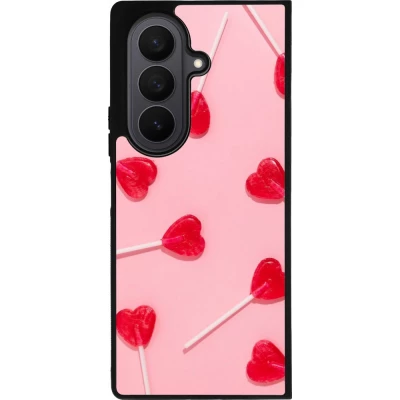 Samsung Galaxy Z Fold8 Ultra Case Hülle - Silikon schwarz Saint Valentines Day 26 Lollipop