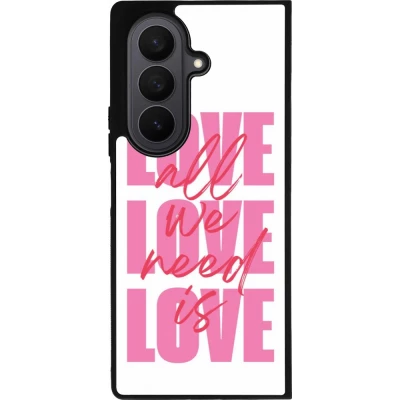 Samsung Galaxy Z Fold8 Ultra Case Hülle - Silikon schwarz Saint Valentines Day 26 Love all we need is