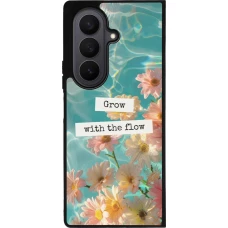 Coque Samsung Galaxy Z Fold8 Ultra - Silicone rigide noir Summer 2025 Grow with the flow