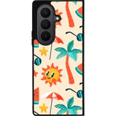 Coque Samsung Galaxy Z Fold8 Ultra - Silicone rigide noir Summer 2025 Pattern soleil