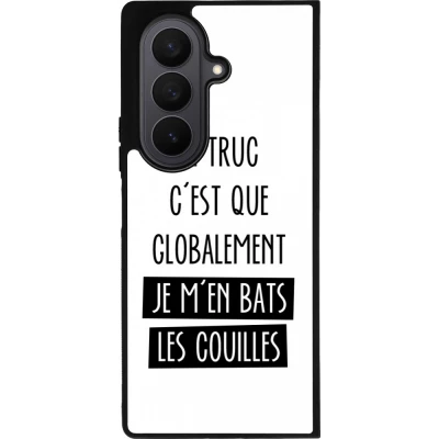Samsung Galaxy Z Fold8 Ultra Case Hülle - Silikon schwarz Le truc globalement bats les couilles
