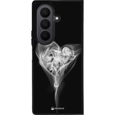 Coque Samsung Galaxy Z Fold8 Ultra - Silicone rigide noir Valentine 2022 Black Smoke