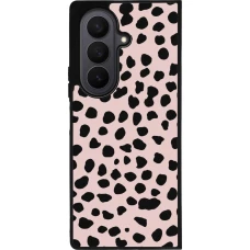 Coque Samsung Galaxy Z Fold8 Ultra - Silicone rigide noir Wild Leopard Pink
