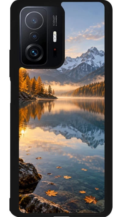 Coque Xiaomi 11T - Silicone rigide noir Autumn 26 Autumn lake