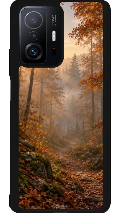 Coque Xiaomi 11T - Silicone rigide noir Autumn 26 Autumn walk