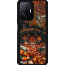Xiaomi 11T Case Hülle - Silikon schwarz Autumn 26 Hobbit house