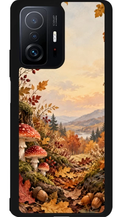 Coque Xiaomi 11T - Silicone rigide noir Autumn 26 Illustrated Autumn