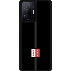 Coque Xiaomi 11T - Silicone rigide noir Canton VS noir